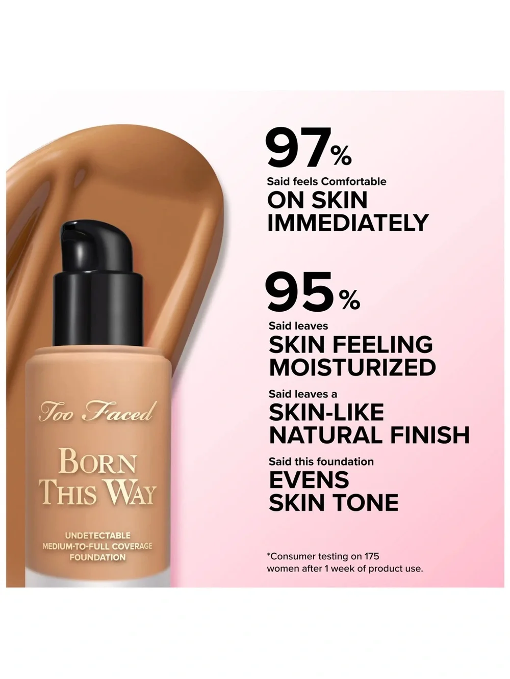 Too Faced Born This Way Foundation - Golden Beige - 2 Bottles